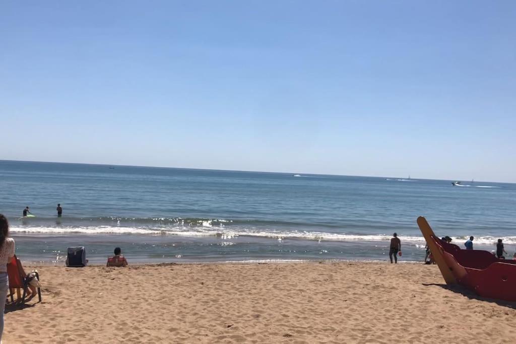 Cal Salmare Seafront Apartment With Rooftop Terrace And Pool كالافيل المظهر الخارجي الصورة